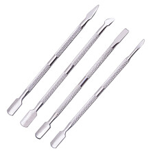 4x Nagelstokjes RVS, textuur