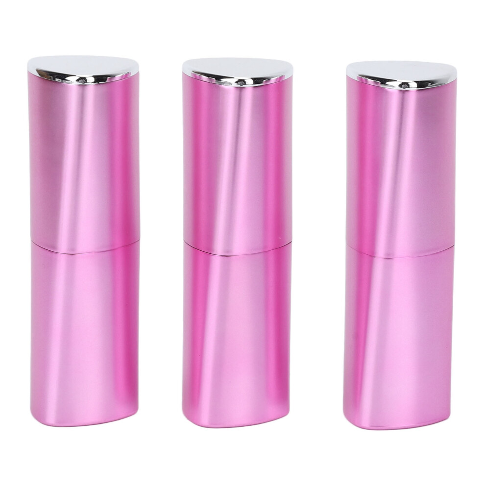 3pcs Empty Lipstick Tubes Trilateral Shaped DIY Lip Balm Container