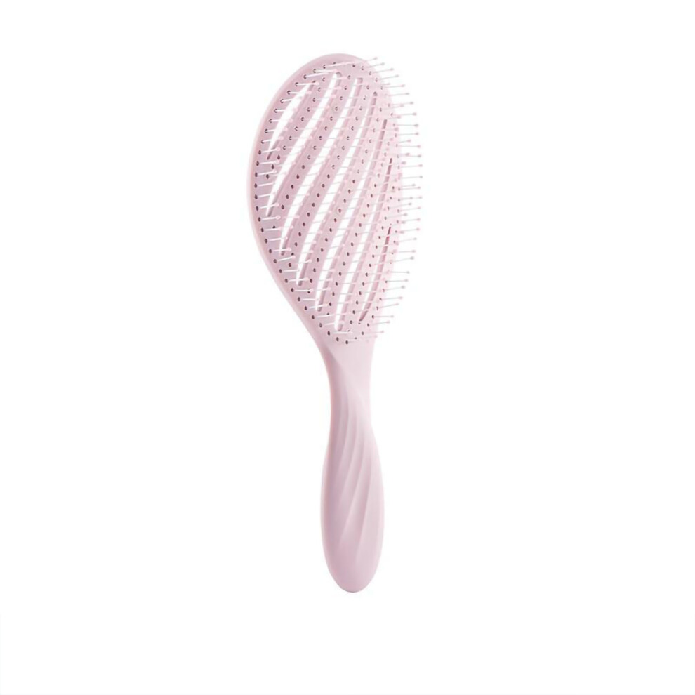 Purple (Purple) Paddle Brush Scalp Massage Travel Hair Brush