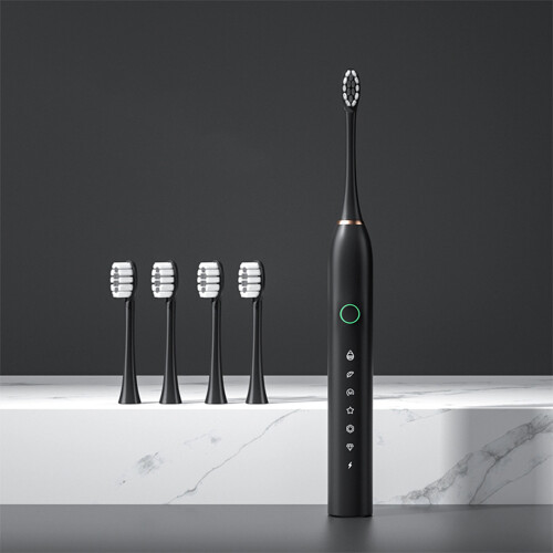 (Black) Spazzolino Elettrico Sonic USB Ricaricabile Bianco