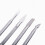 4x Nagelstokjes RVS, textuur 2
