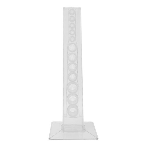 (Transparent) Acryl-Stifthalter Flexibel Dunkelbraun