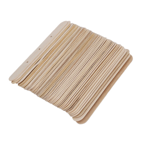 50pz Supporti Stopino Legno 3 Fori Clip Centraggio 2