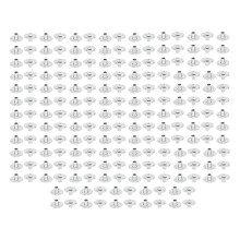 200x Kerzenwickel-Tabs Metallbasis für DIY-Kerzen