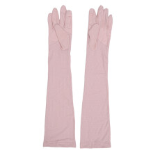 (Pink) 2x Sommer UV-Schutz Armstulpen aus Eisesseide Schwarz