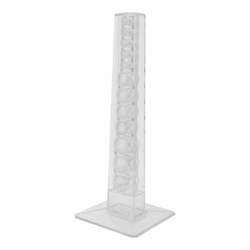 (Transparent) Acryl-Stifthalter Flexibel Dunkelbraun 2