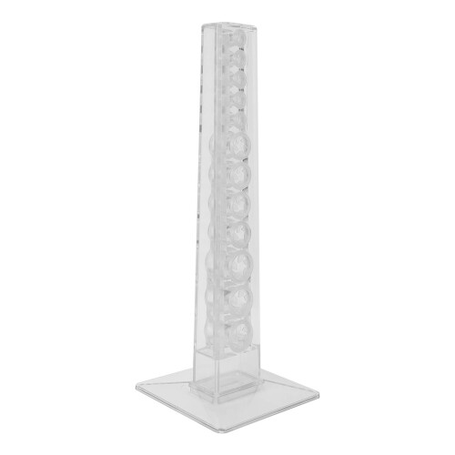 (Transparent) Acryl-Stifthalter Flexibel Dunkelbraun 1