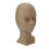 (Coffee) Lash Extension Practice Mannequin Head Silicone 4 Pairs 2