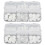 2 Box White Rose Camellia Nail Art Rhinestones 1