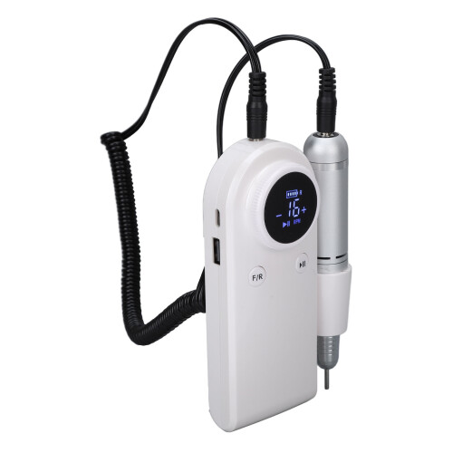Nagelfeile 45000U/min USB wiederaufladbar mit 6 Bits 2