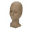 (Coffee) Lash Extension Practice Mannequin Head Silicone 4 Pairs 3