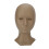 (Coffee) Lash Extension Practice Mannequin Head Silicone 4 Pairs 5
