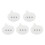 (#3) 5x uniek gevormde haarclips 1