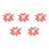 (#1) 5x uniek gevormde haarclips 1