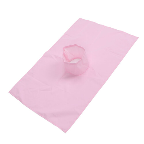 (Pink 80x50cm) Cotton Washable Massage Table Sheet Pink 2