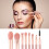 8pcs Makeup Brush Kit Blush Eye Lip 4