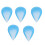 (#2) 5x uniek gevormde haarclips 3
