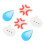 6x Cute Funny Hair Clips for Parties 4