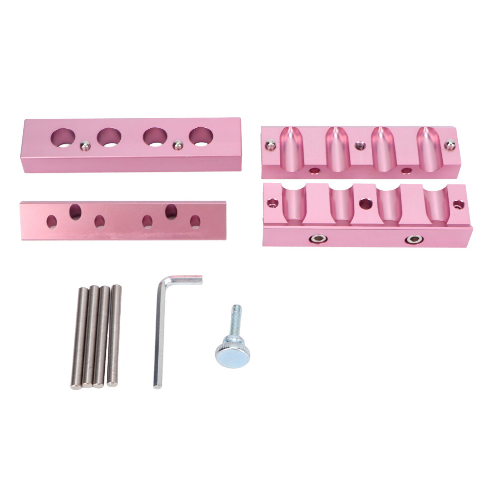 Aluminum 4-Hole Lipstick Mold for Jelly/Sandwich Lipsticks