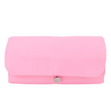 Professionele Make-up Kwasten Rollende Koker Roze Reistas