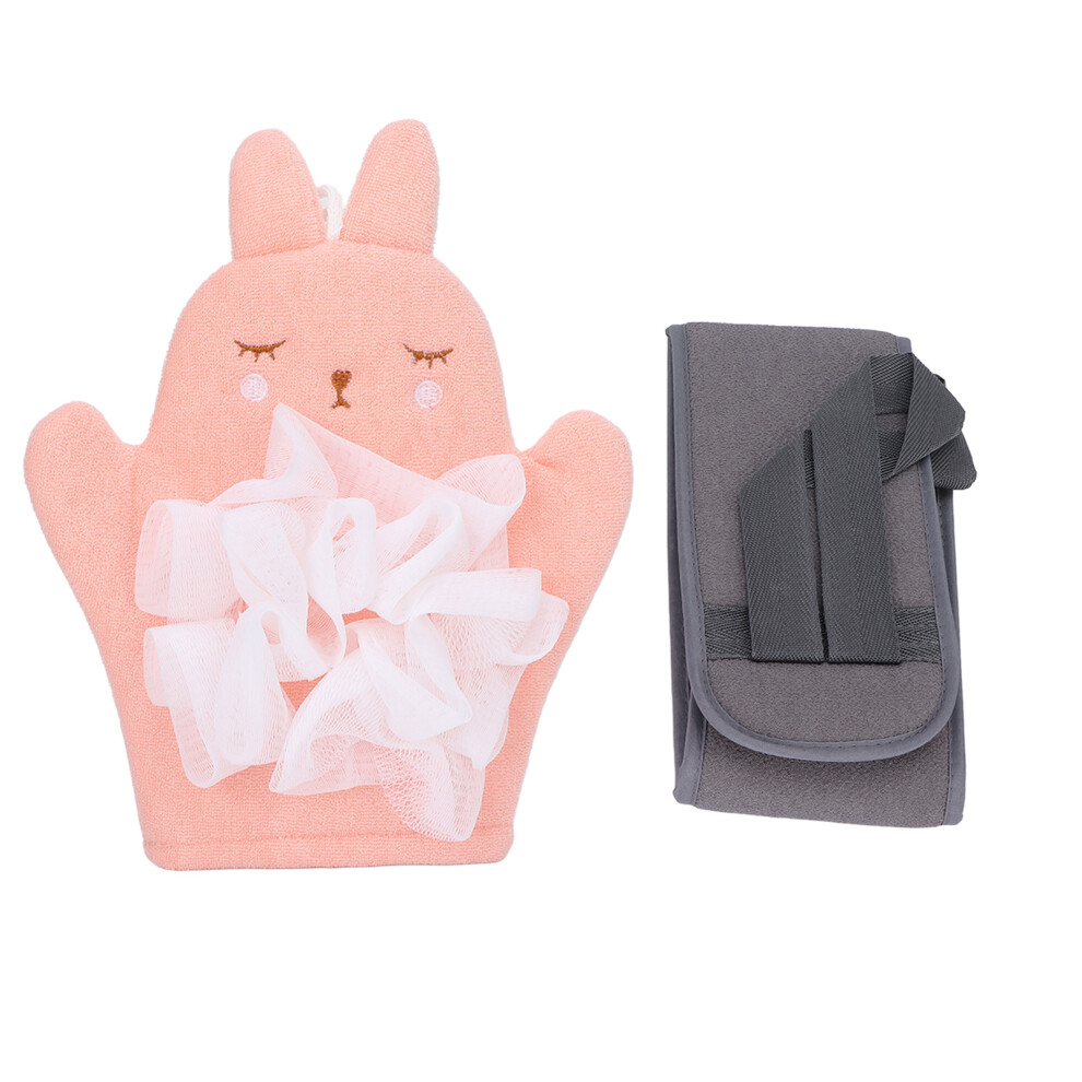 2pcs Shower Scrubber Gloves Deep Cleaning Bathing Supplies
