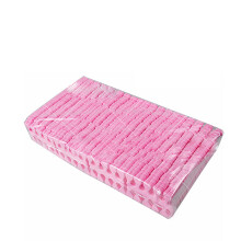 (Pink) Sponge Toe Separator Soft Yellow for Nail Art