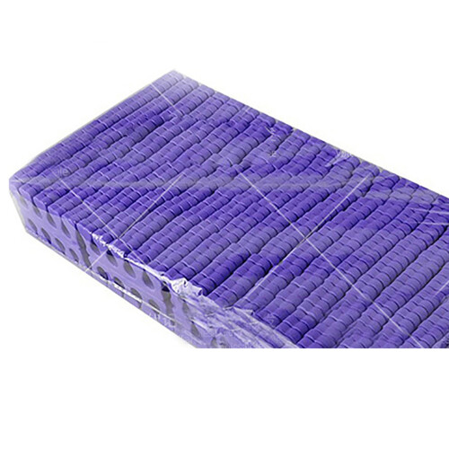(Blue) Sponge Toe Separator Soft Yellow for Nail Art