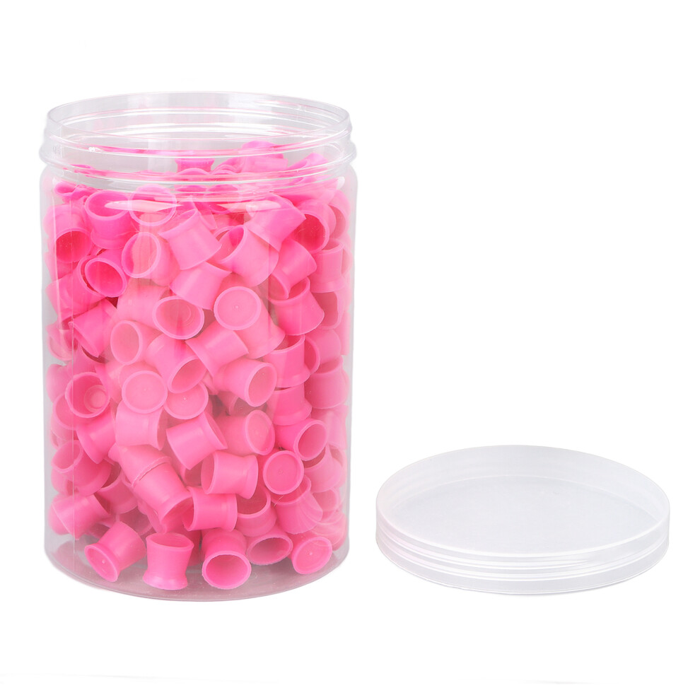 300pcs Disposable Silicone Tattoo Ink Cup Eyebrow Eyeliner Lip