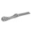 (Silver) Spazzola Capelli Piega Lega Zinco Antistatica Argento 3