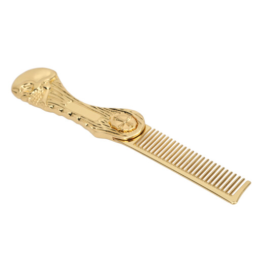 (Gold) Spazzola Capelli Piega Lega Zinco Antistatica Argento 1