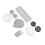 10Pcs Cosmetic Containers Dustproof Waterproof PP Sample 2