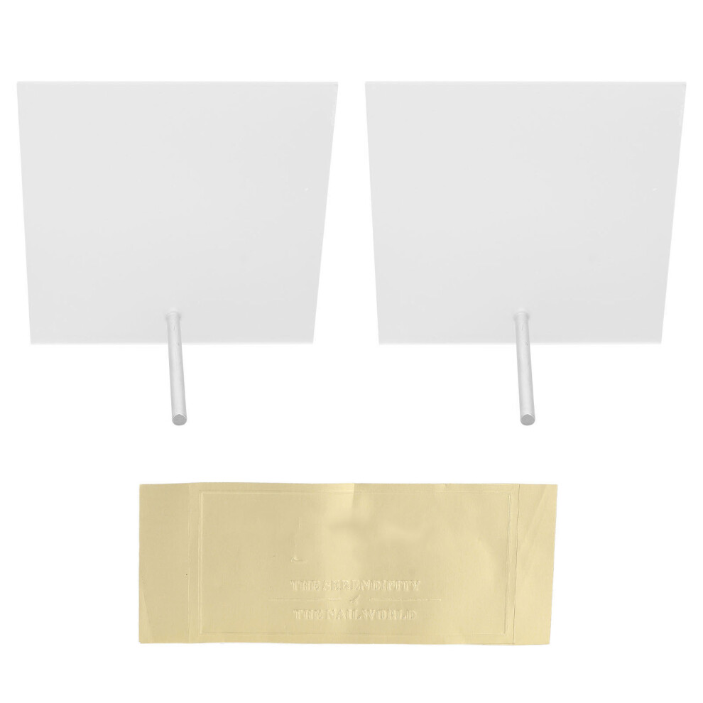 2pcs Acrylic Nail Art Color Display Board for Salon