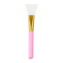 (Pink Gold) White/Silver Silicone Aluminum Face Mask Brush