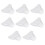 8pcs Women Disposable Cotton Panties Soft Breathable White 5