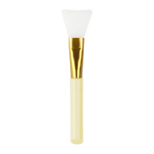 (Yellow Gold) White/Silver Silicone Aluminum Face Mask Brush