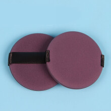 (Dark Purple Round) Puderquaste Kosmetik-Schwamm Gelb Rund