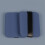 (Blue Rectangle) Puderquaste Kosmetik-Schwamm Gelb Rund 1