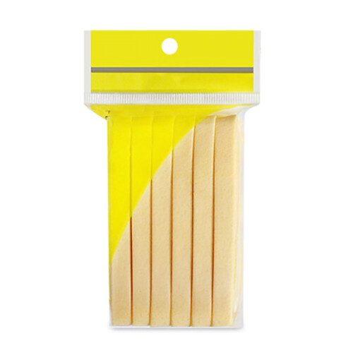 (Yellow) Spugna Viso Portatile Riutilizzabile Esfoliante Gialla
