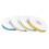 4x Satinband 0,9cm transparent für Blumen 1