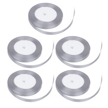 (Grey) 5x 1cm breites wasserdichtes graues Band 7m