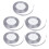 (Grey) 5x 0.4in 24yd Waterproof Grey Ribbon 1