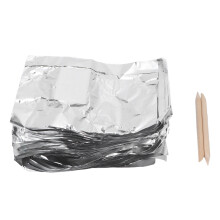 50Pcs Gel Nail Polish Foil Removal Wraps Fingers Toenails DIY Nail Art