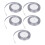 (Grey) 5x 0.4in 24yd Waterproof Grey Ribbon 5
