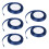 (Dark Blue) 5x Satijnlint 22m 10mm Bruiloft 1