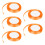 (Orange) 5x Satijnlint 22m 10mm Bruiloft 1