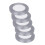 (Grey) 5x 0.4in 24yd Waterproof Grey Ribbon 2