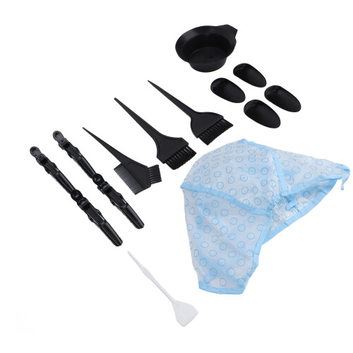 14pcs Hair Dye Brush Bowl Set with Clips 2