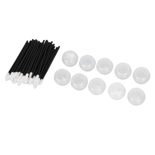 50er Set Einweg-Lippenspatel + 10 leere Gläser DIY 2