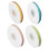 4x Satinband 0,9cm transparent für Blumen 5