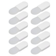 (Short Tongue Shape) 10x Silikon-Maskepinsel Tongue-Form für Tonmaske